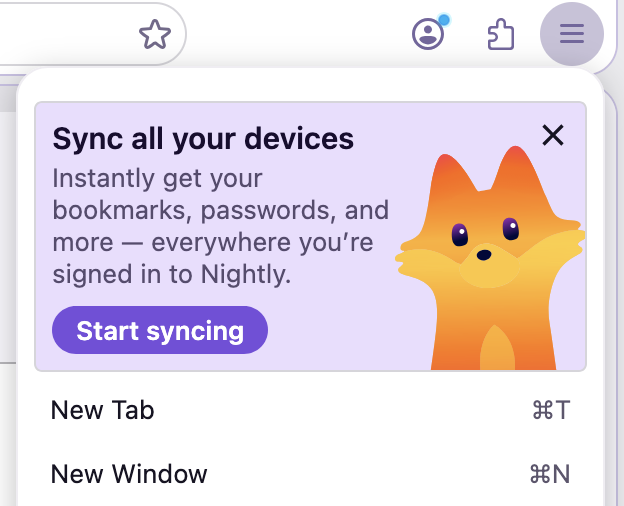 MenuMessage Split Layout